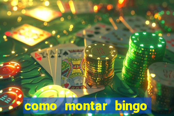 como montar bingo brinquedos toia